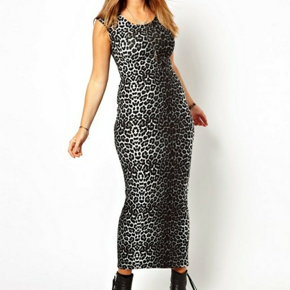 ASOS Curve Dresses & Skirts - ASOS CURVE Black Leopard Bodycon Dress